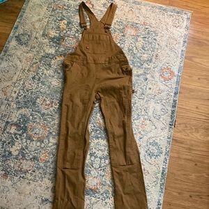 Women's Straight Fit Duck Double Front Bib Overalls